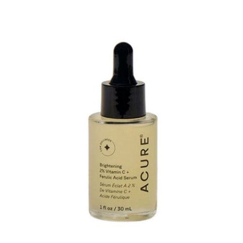 Acure, Brightening Vitamin C & Ferulic Acid Oil Free Serum, 1 Oz Acure